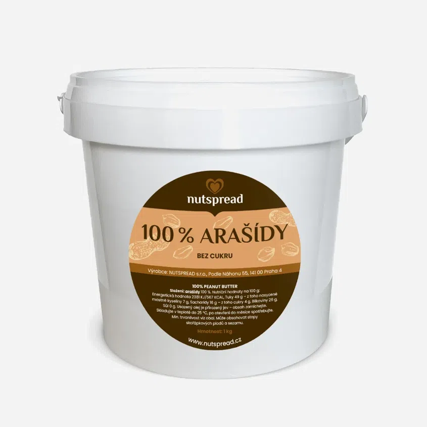 100% Arašidové maslo