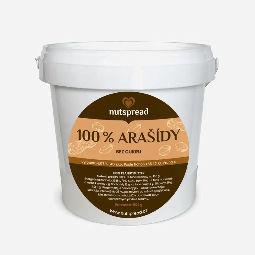 100% Arašidové maslo