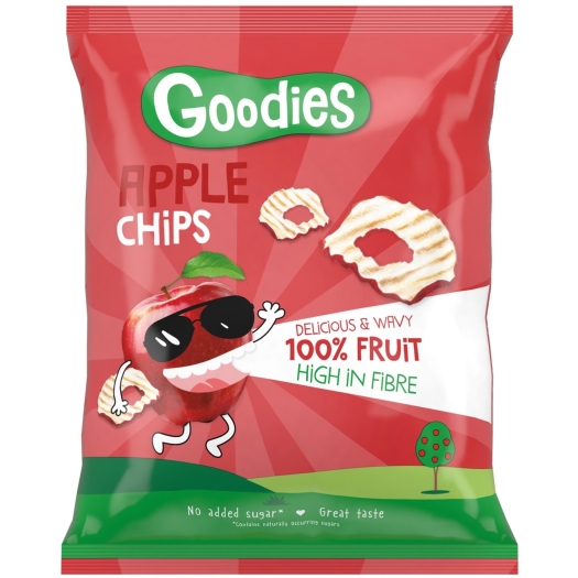 100% jablčné chipsy