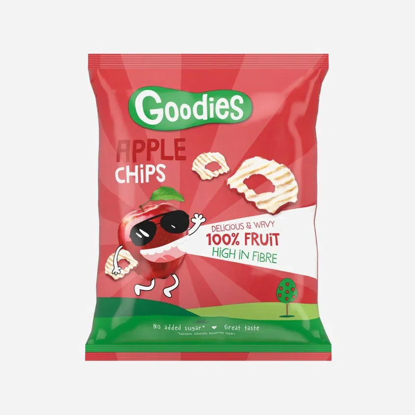 100% jablčné chipsy