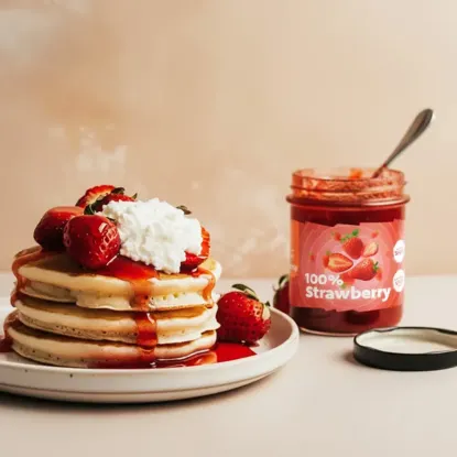 100 % Jahoda bez pridaného cukru s extra kúskami ovocia