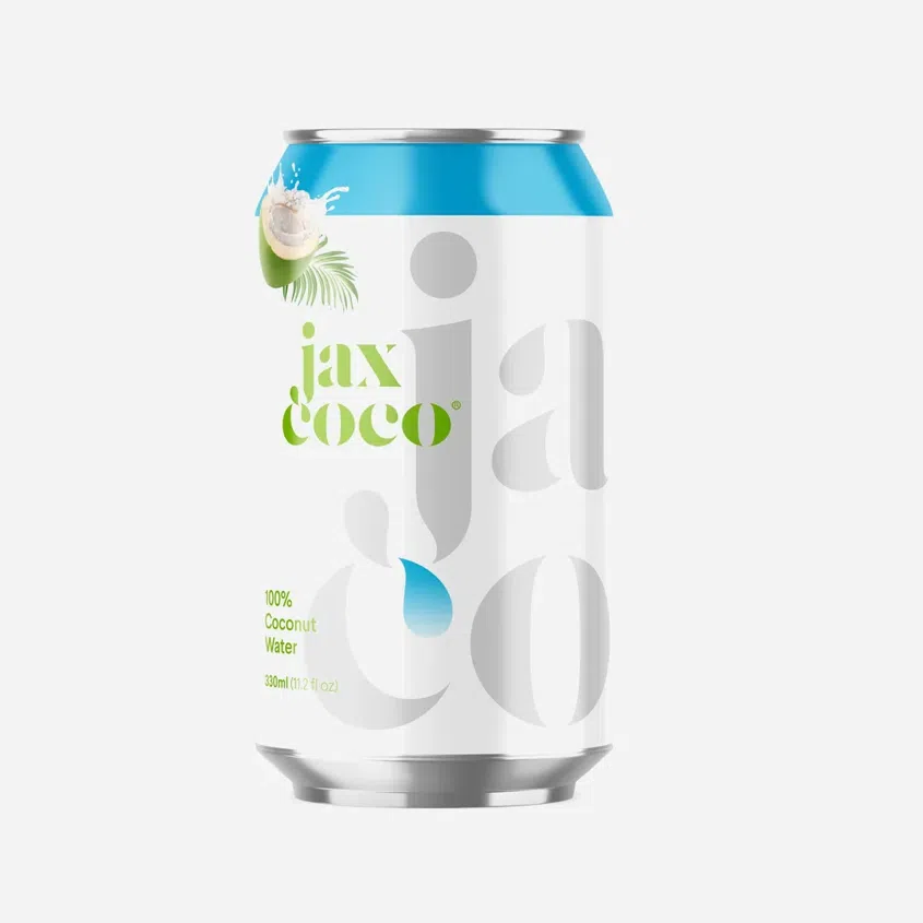 100% kokosová voda plech