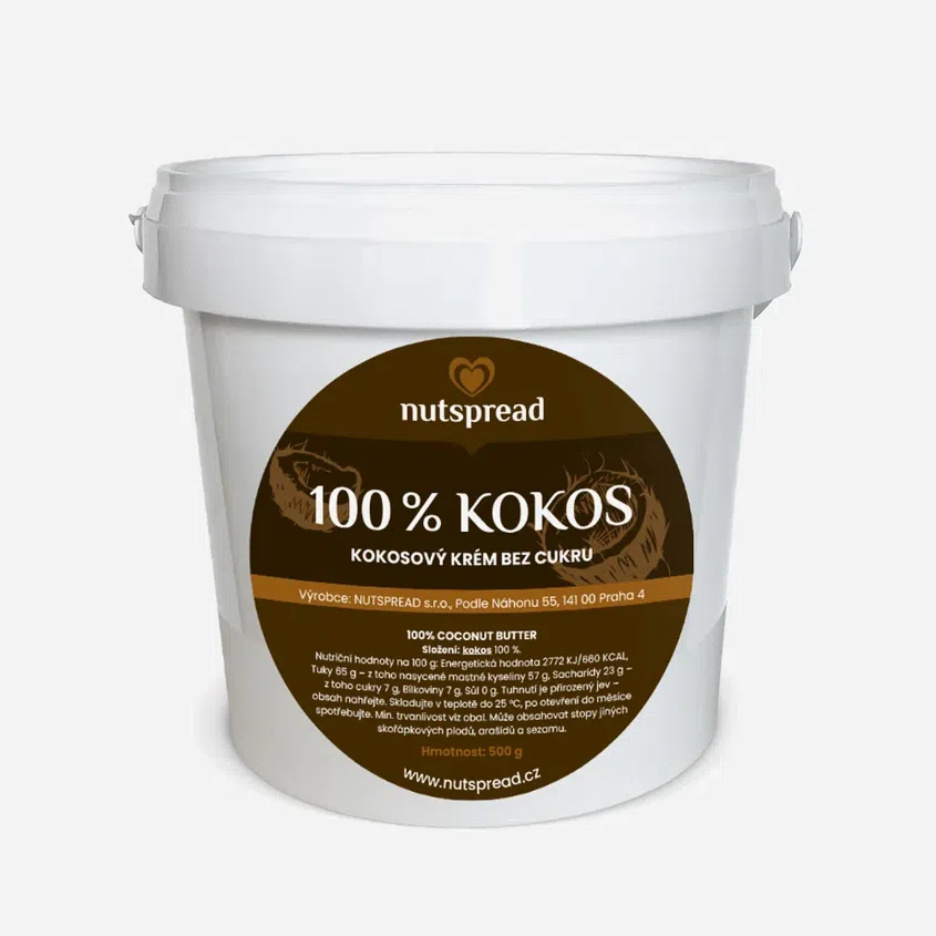 100% kokosové maslo