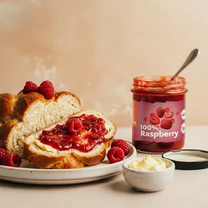 100 % Malina bez pridaného cukru s extra kúskami ovocia