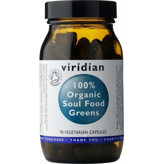 100% Organic Soul Food Greens 90 kapsúl