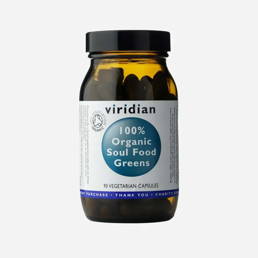 100% Organic Soul Food Greens 90 kapsúl