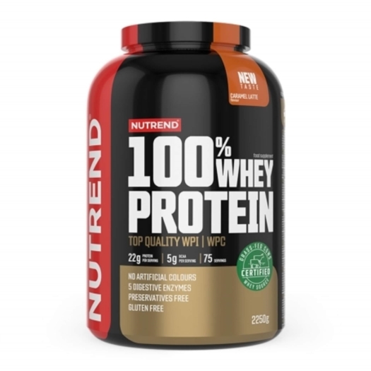 100% whey protein karamelové latté