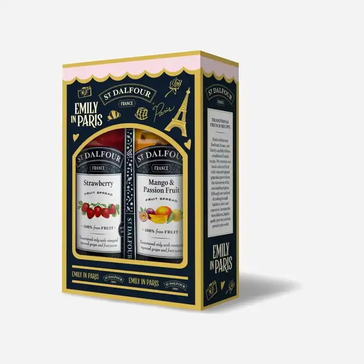 2pack ovocných nátierok a lyžička