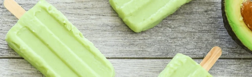 Avokádový nanuk s Matcha čajom