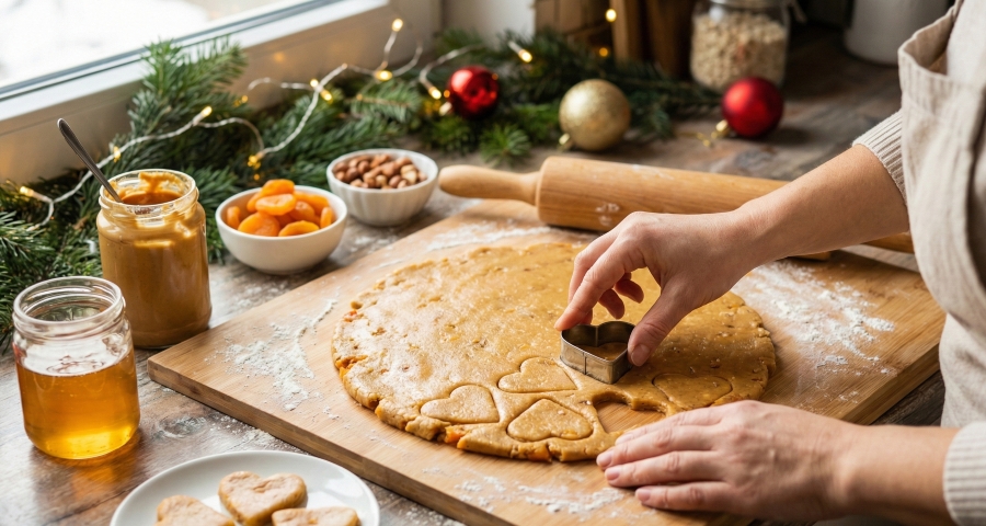 Arašídová srdíčka recept Grizly