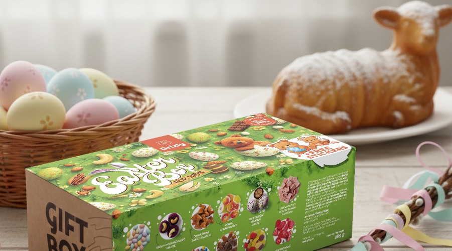 veľkonočný box Grizly