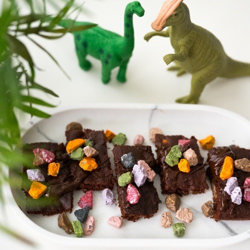 Brownies s čokoládovými kamienkami Grizly