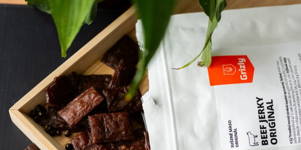 Jerky sušené hovädzie mäso Grizly