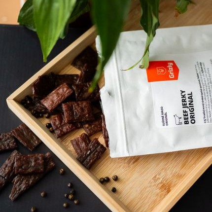 Jerky Grizly, sušené hovädzie mäso