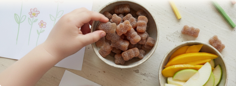 Cukríky mango teddies Grizly