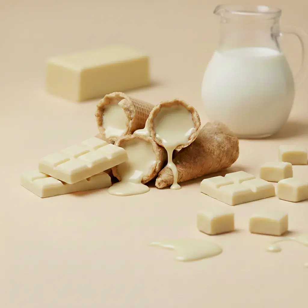 Mini kornútky s bielou čokoládou