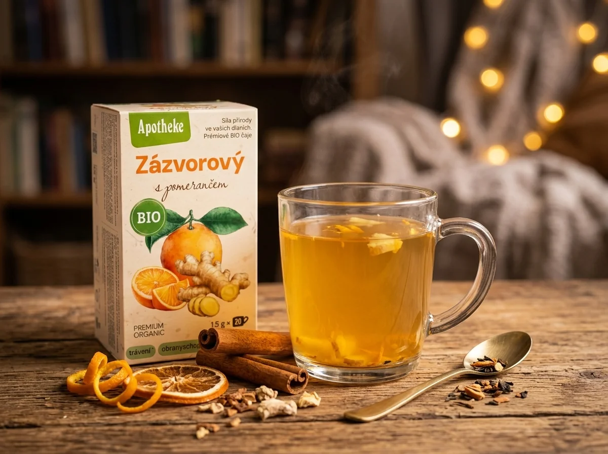 hrnček čaju a škorice