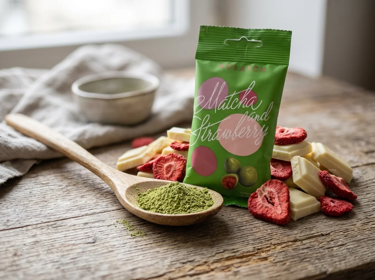 Suroviny pre matcha dražé