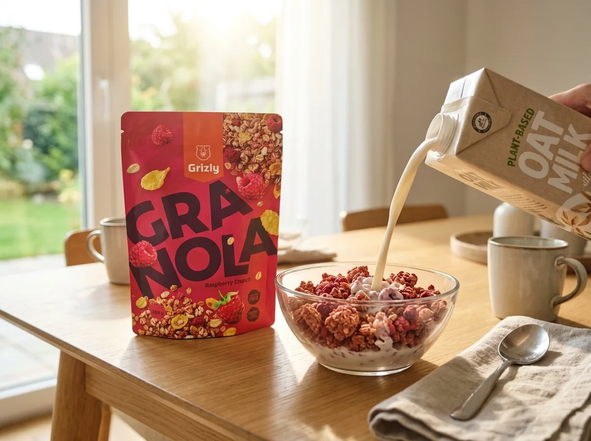 raňajková miska granoly