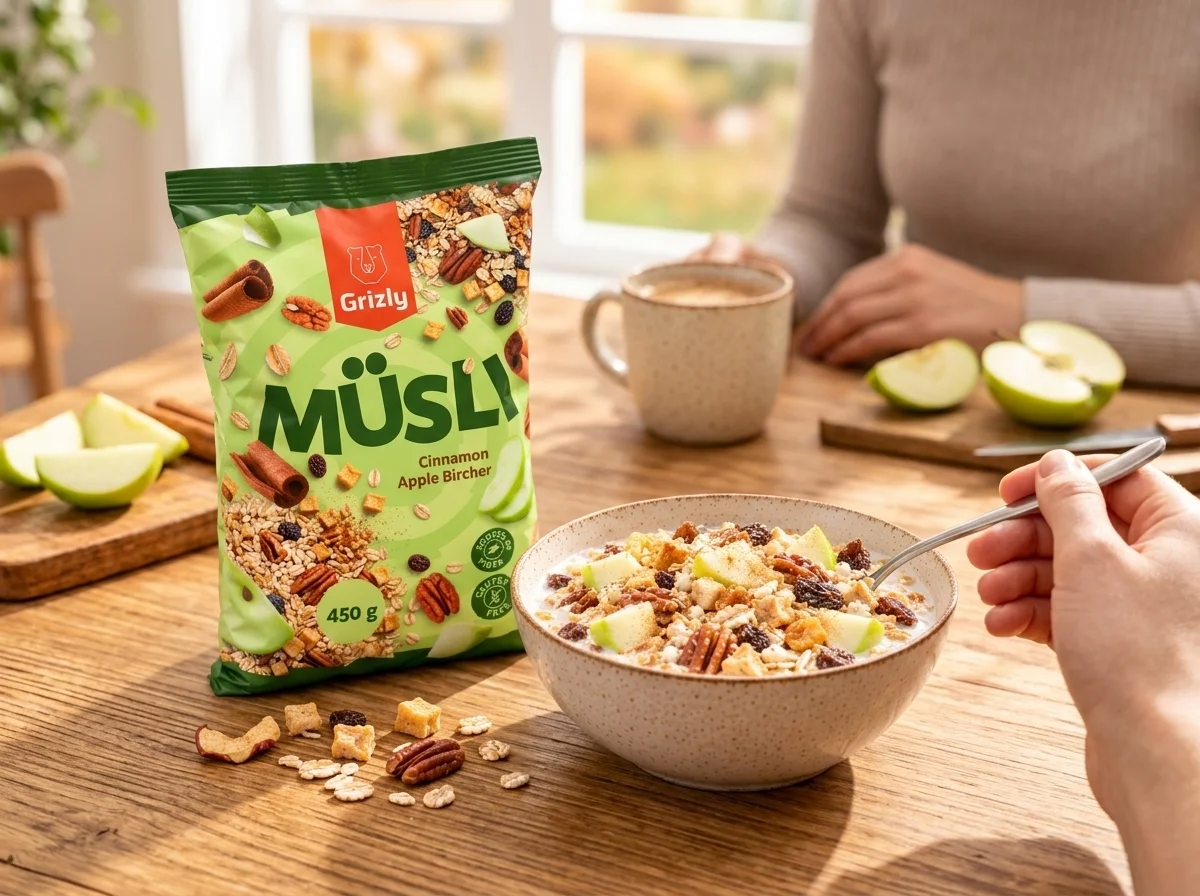 raňajky s müsli
