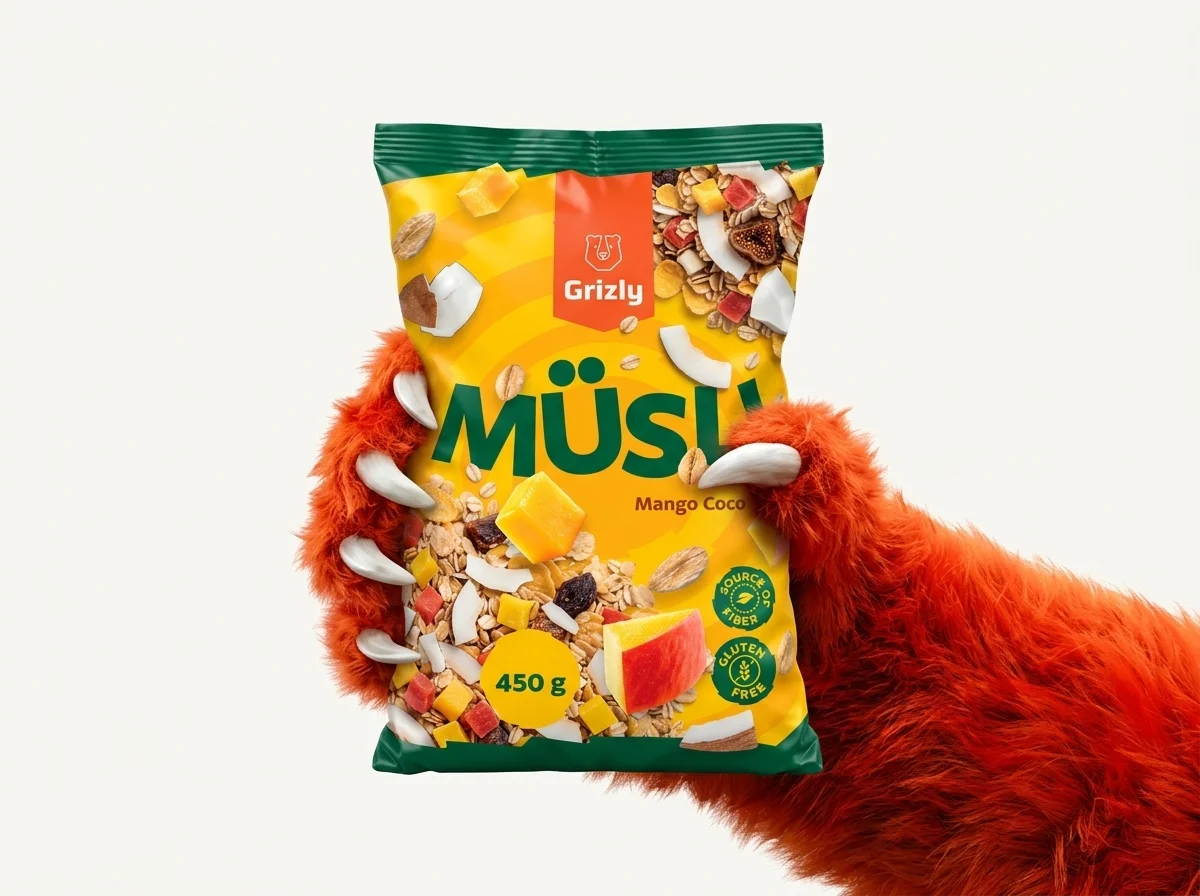 labka držiaca müsli