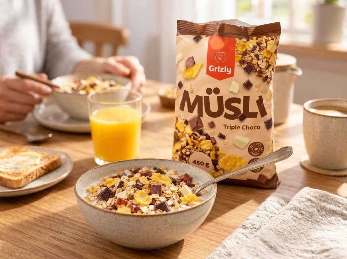 Raňajková miska müsli