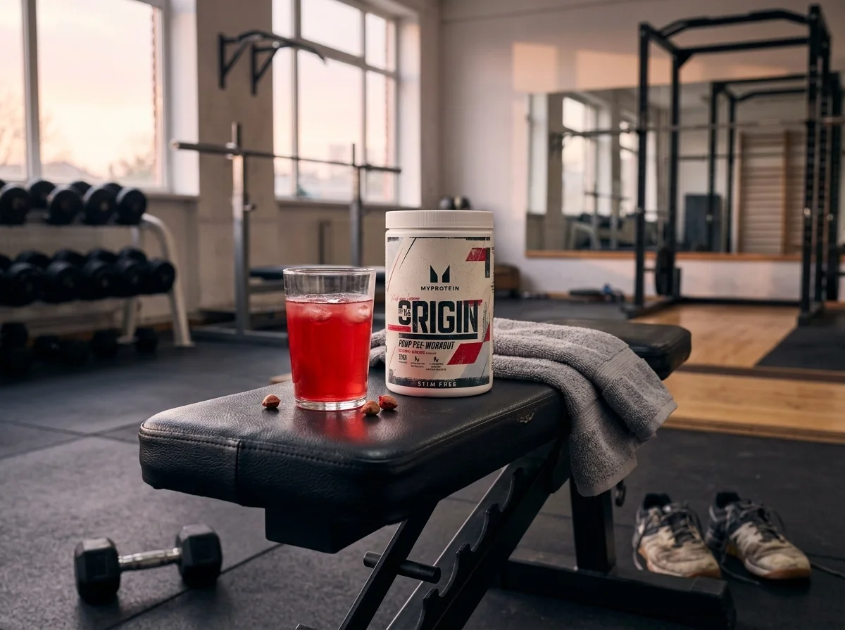 Čerešňový pre-workout drink