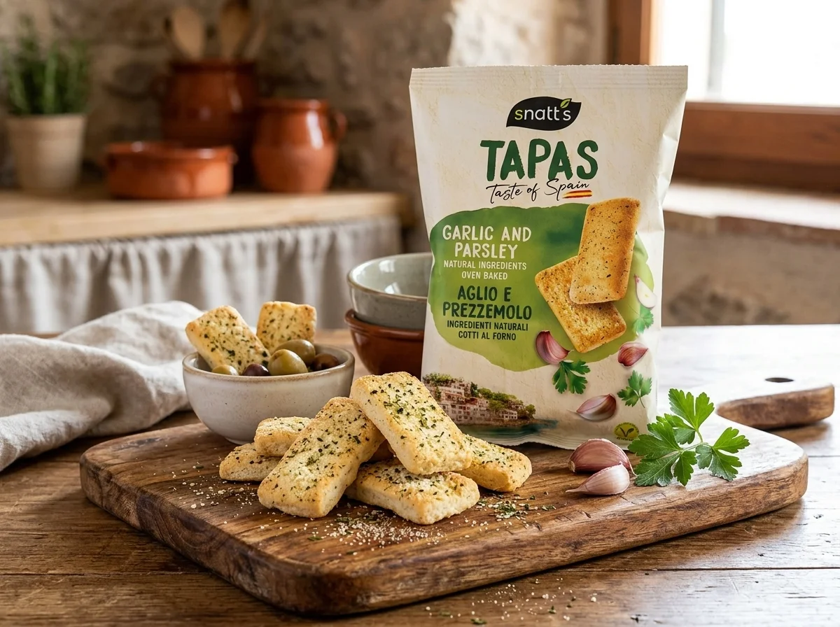 Tapas chlebíčky cesnak