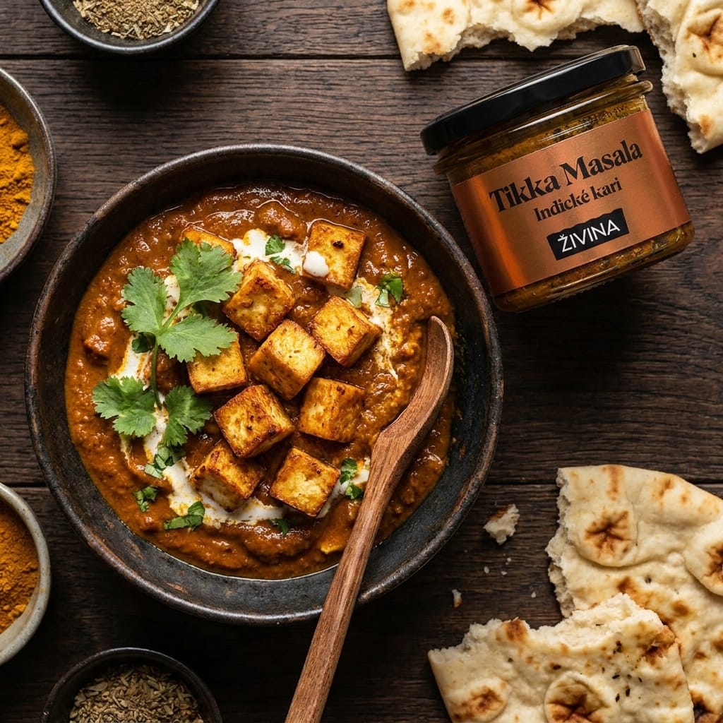 Tofu v kari