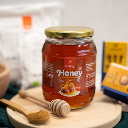 Med na medovníky - ingrediencie Grizly