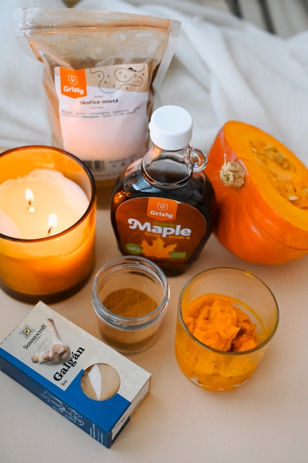 Pumpkin spice latte recept ingrediencie Grizly