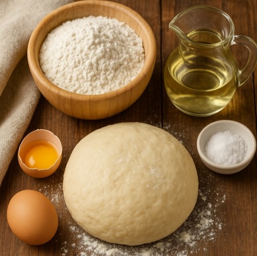 Ingrediencie na cesto na štrúdľu – recept Grizly