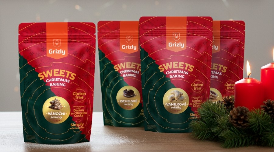 Bezlepkové zmesi na pečenie Grizly Sweets