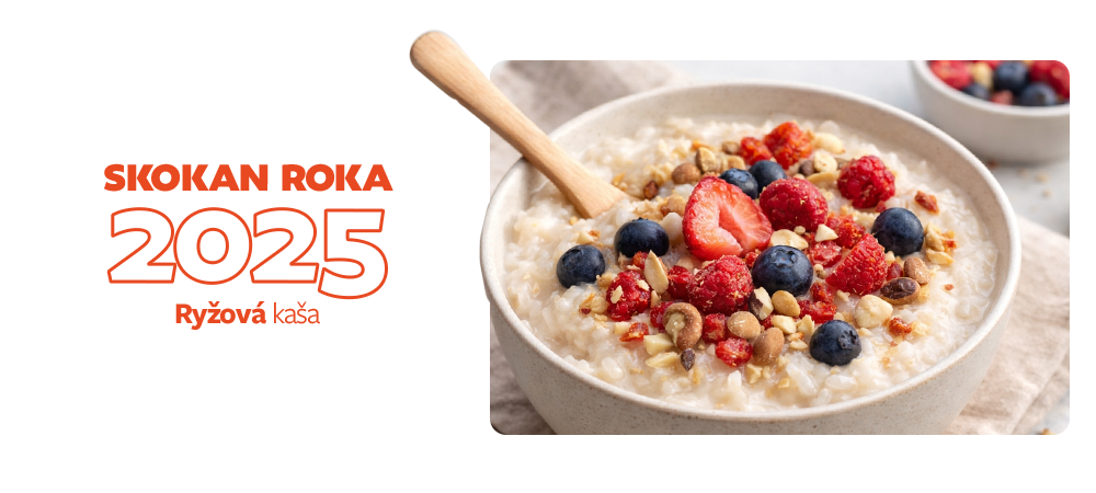 Skokan roka ryžová kaša Grizly