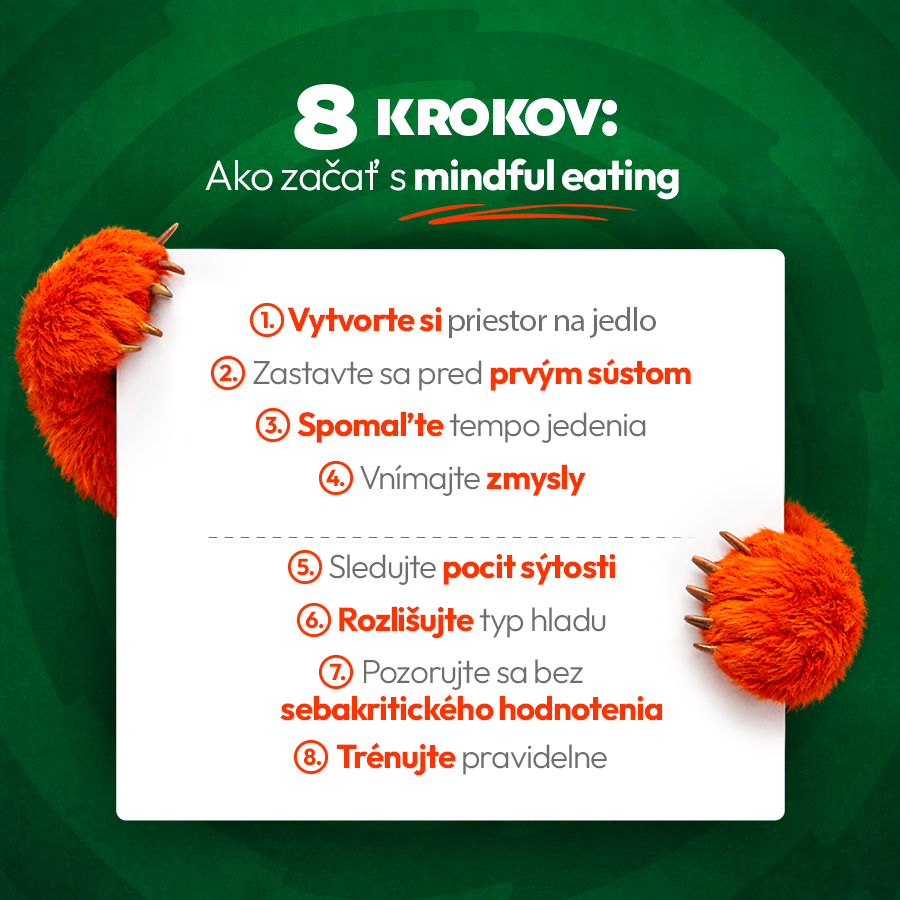 mindful eating: ako začať s Grizly