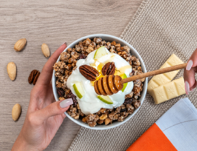 Chrumkavá kokosová granola