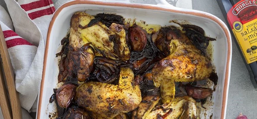 Kuracie krídelká s cesnakom a balzamikovým octom