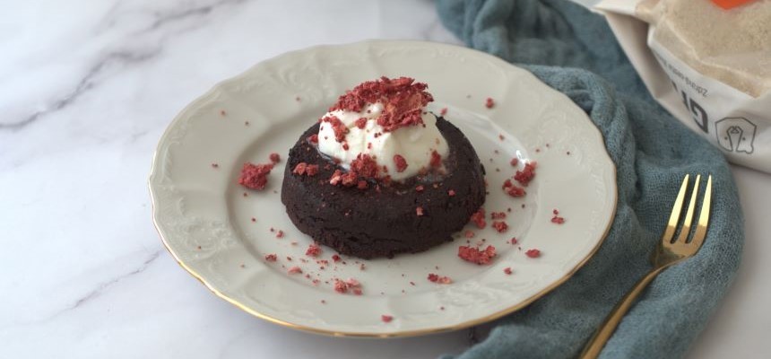 Recepty z mandľovej múky – čokoládový lava cake