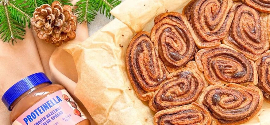 Čokoládové rolky s Proteinellou