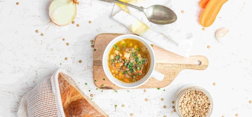 Tradičná šošovicová polievka