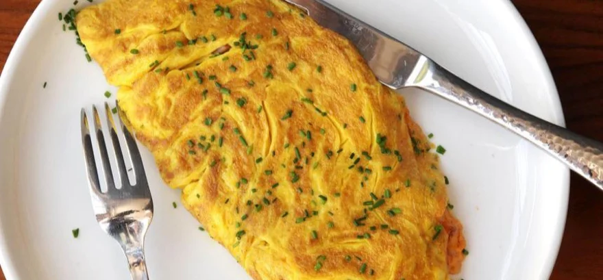 Plnená vaječná omeleta