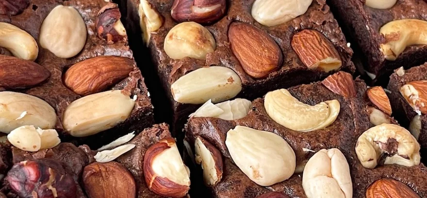 Vegánske orechové brownies