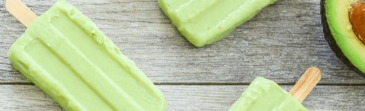 Avokádový nanuk s Matcha čajom