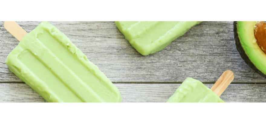 Avokádový nanuk s Matcha čajom