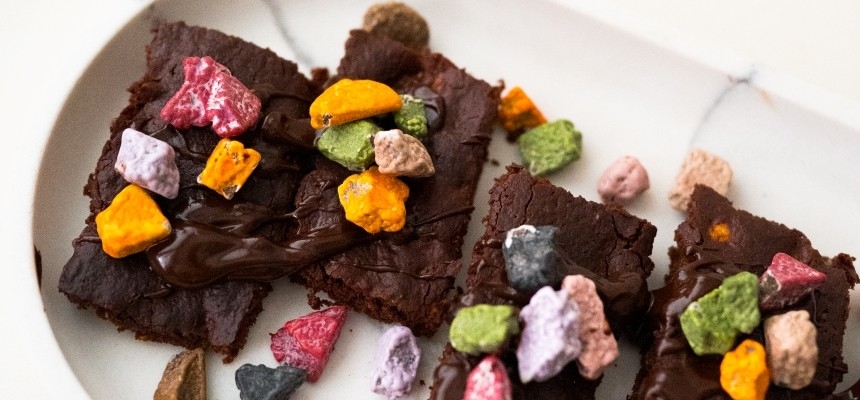 Čokoládové brownies s kamienkami jednoducho podľa Grizly receptu