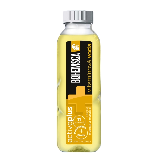 ACTIVE PLUS vitamin water MANGO a MARAKUJA 390 ml