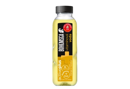 ACTIVE PLUS vitamin water MANGO a MARAKUJA 390 ml
