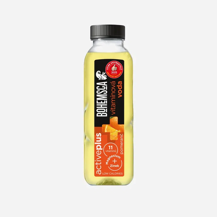 Active plus vitamínová voda pomaranč