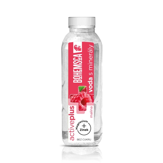 Active plus voda s minerálmi malina