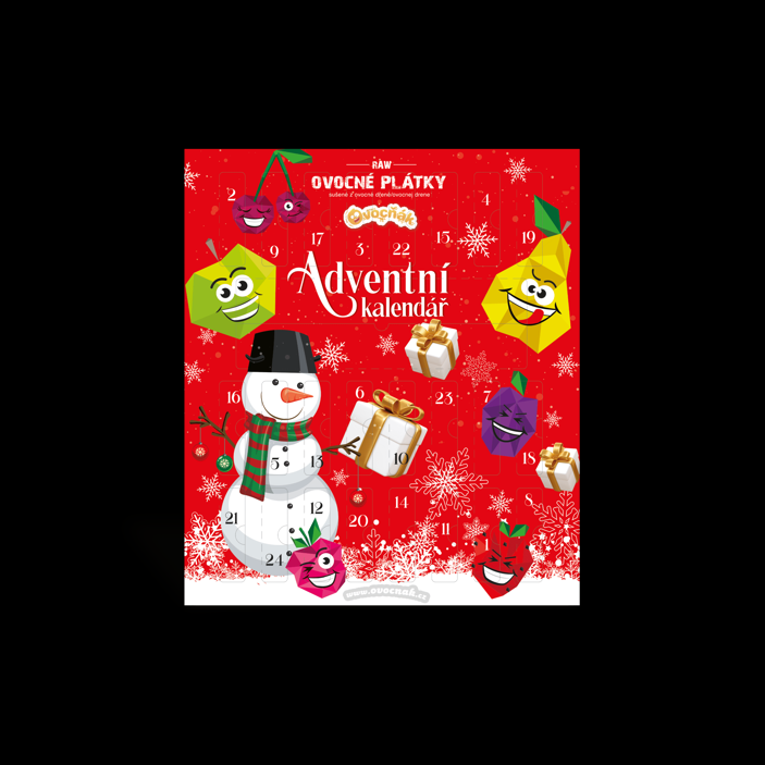 Adventní kalendář ovocné plátky